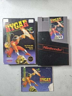 Rygar (Nintendo Entertainment System, 1987) NES CIB Completo 5 Tornillos Hangtab Foto 1 de 4