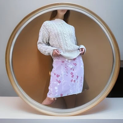 Falda Campana Fluida Banana Republic De Colección Coquette Sakura Flor de Cerezo Floral Seda Foto 1 de 4