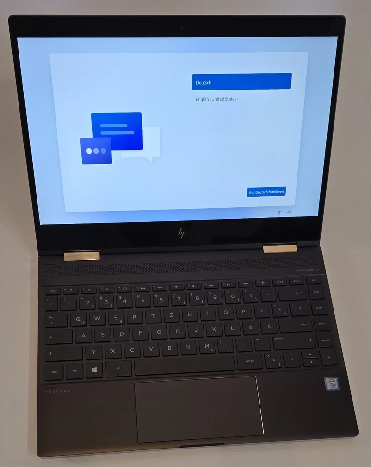 HP Spectre X360 Convertible 13-ae002ng (Intel i7-8550u, 512 GB SSD, 16 GB RAM) - Bild 1 von 4