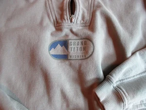 GEAR FOR SPORTS VINTAGE GRAND TETON WYOMING SWEATSHIRT GR. S FLEECE GEFÜTTERT 1/4 REISSVERSCHLUSS - Bild 1 von 10