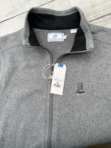 Southern Tide Fleece Full Zip Golf Performance Vest Gray TPC Sawgrass Logo NWT - Picture 1 of 3
