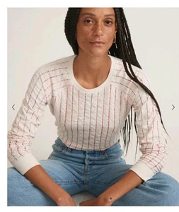 Marine Lagenlook Wende Raglan Pullover Medium Regenbogen Pullover Sweatshirt - Bild 1 von 7