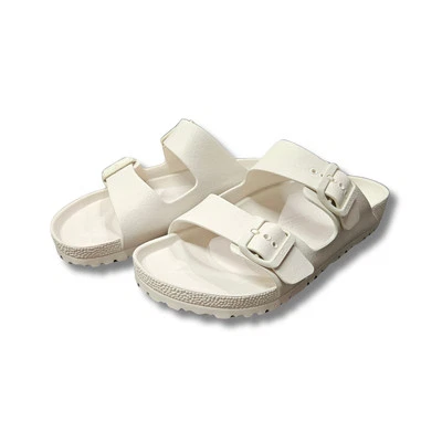 Sandali Birkenstock Arizona avorio ciabatte in gomma taglia 39 calzata stretta - Immagine 1 di 4