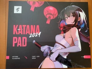 Yukiaim KATANA PAD 2024 Glass Mouse Pad - Picture 1 of 4