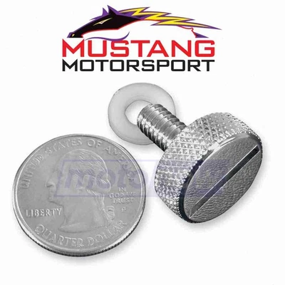 Mustang Quarter Turn Thumb Screw for 1999-2005 Harley Davidson FXDX Dyna vt Foto 1 de 4