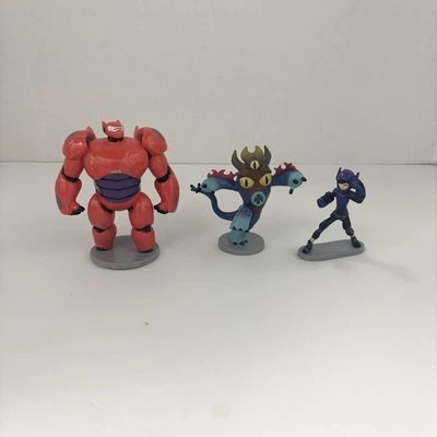 Disney Store Big Hero 6 Set of 3 Figures / Collectible / Authentic / Kids Foto 1 de 4