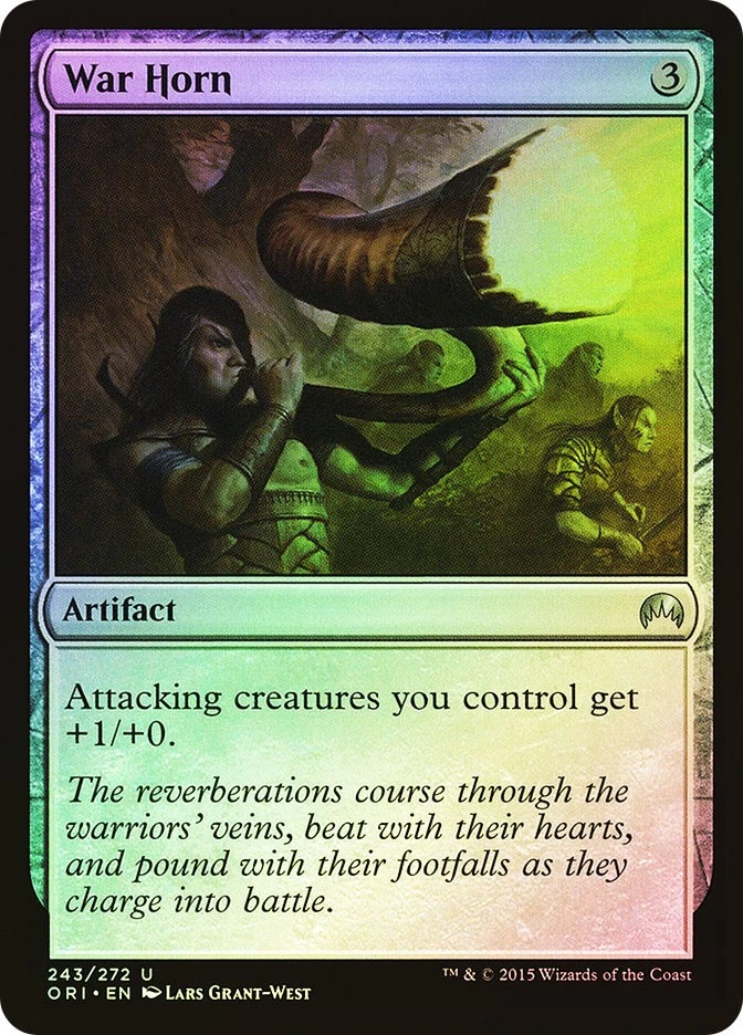 MTG FOIL War Horn  - Magic Origins #243 - Image 1 of 1