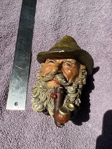 BOSSONS CHALKWARE HEAD: TYROLEAN (1972) #83 CONGLETON, ENGLAND - 4”Wx6”Hx3”D - Picture 1 of 5