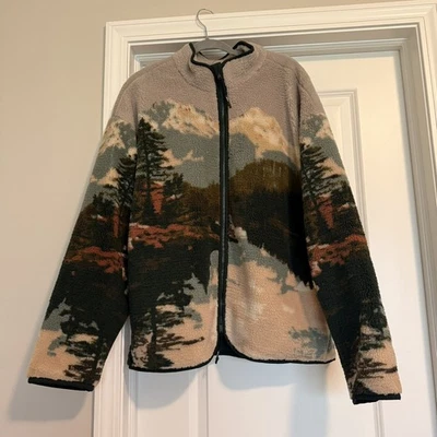  Chaqueta Pullover Woolrich Target Polar Paisaje Talla Grande Unisex Foto 1 de 4