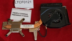 PBOX018-LTCF0121 - HP Presario F730US CPU Ventilador + Disipador de calor 431450-001 - Imagen 1 de 4