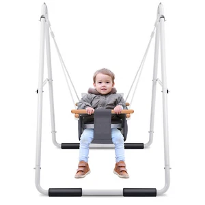 Toddler Swing with Heavy Duty Stand Baby Swing Set Indoor Outdoor Toddler Swing - Picture 1 of 8