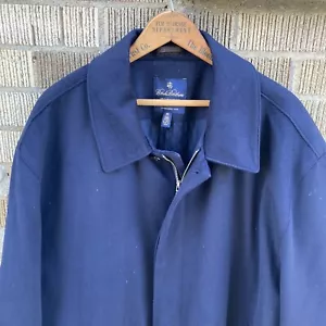 Brooks Brothers Men’s XXL BrookStorm Loro Piana Storm System Wool Overcoat - Bild 1 von 10