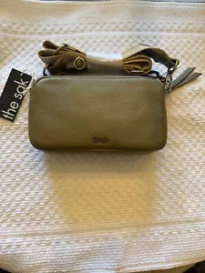 The Sak Cora NWT Loden Embossed Crossbody Mini Bag With Two Straps Purse NWT - Picture 1 of 6