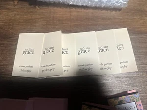 6x Philosophy RADIANT GRACE Eau De Parfum Sample Spray 0.04 fl oz - Picture 1 of 2