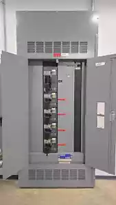 1000A I-Line Square D Distribution Panelboard 1x RG1000 & 4x PG400 Breakers - Picture 1 of 12