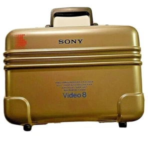 Sony Video 8 Hard Case LC V814 Vintage New Old Stock Rare Collectible Japan Box - Picture 1 of 10