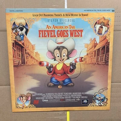 American Tail, An - Fievel Goes West (Laserdisc, 1992) GREAT FILM SPIELBERG PROD Foto 1 de 2