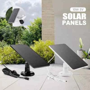 (2) ANRAN Solar Panels, Micro USB & Type-C Terminal, Solar Powered - Picture 1 of 10