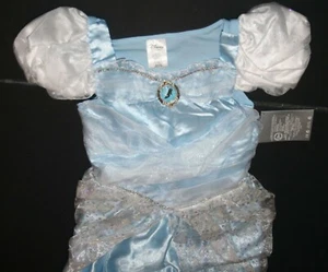 NEW Disney Girls 11 12 Yr Princess Cinderella Deluxe Costume Dress Up Halloween - Picture 1 of 5