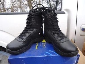 Law Pro S89 305 VERSANDDIENST 8" Stiefel - Größe 4 MEDIUM schwarz NEU JUGENDLICH - Bild 1 von 4