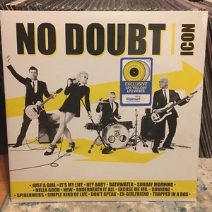 NO DOUBT ICON 2LP - Greatest Hits Yellow & White Vinyl Records NEW Walmart - Picture 1 of 2