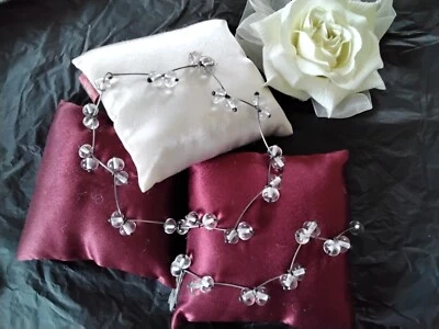 Collier Set mit Armband, sehr exklusives Unikat mit durchschtigen Kugeln - Bild 1 von 2