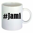 Kaffeetasse #Jami Hashtag Raute Keramik Hhe 9,5cm in Wei