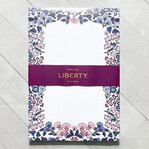 Bloc de notas grande Liberty of London Tanjore Gardens 9x6" diseñador floral - Imagen 1 de 7
