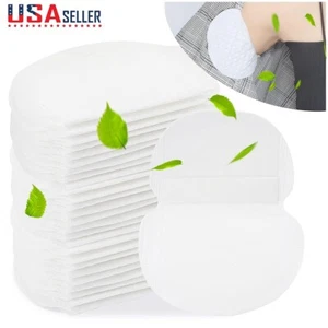 100× Armpit Sweat Pads Stickers Shield Guard Absorbing Disposable For Underarm - Picture 1 of 17