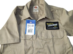 new DICKIES Hot Wheels Legends Tour short sleeve button up shirt YOUTH LARGE - Picture 1 of 8