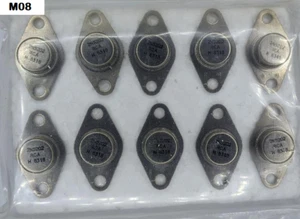 Paquete de 10 transistores de potencia 2N5202 RCA 50V 2A NPN BinM08 - Imagen 1 de 1