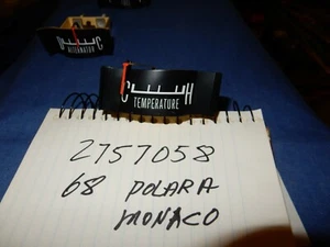 Dodge Polara 1968 Mopar, Mónaco, indicador de temperatura 2575058 - Imagen 1 de 2