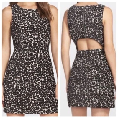 Felicity & Coco Women’s Leopard Print Cutout Back Sleeveless Dress Size S - Image 1 of 4