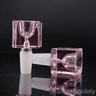 2½" Square Cube Glass Slide Bowl 14mm Water Pipe Hookah Head Piece Thick Bowl PK