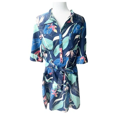 Vestido envolvente Chadwicks cuello abotonado escote con bolsillos!! 14 Foto 1 de 4