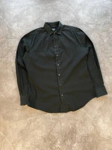 Vintage Dolce & Gabbana D&G Slim Black Shirt Button Up Mini Logo Size L - Bild 1 von 10