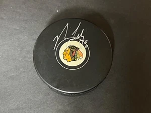 Disco firmado autografiado por Nick Leddy Chicago Blackhawks. - Imagen 1 de 1