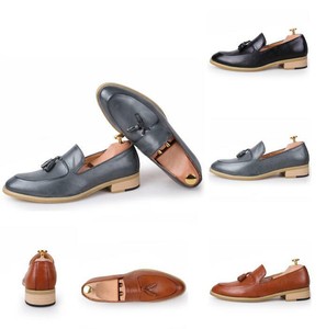 Mens Nightclub Loafers Casual Leather Pumps Slip On Business Pointy Toe Shoes 