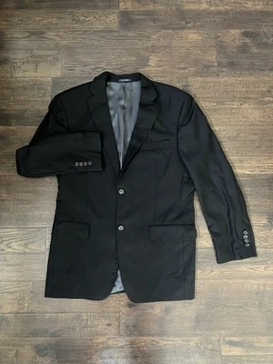 Abrigo Deportivo Ralph-Ralph Lauren Blazer 100% Lana Negro 41R Dos Botones Dillards Foto 1 de 4