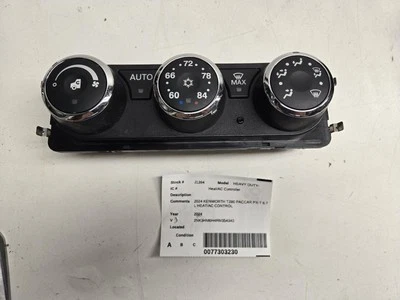 2024 Kenworth T280 Paccar PX-7 6.7L Heat/AC Controller; F21-104811012 E, 17K - Image 1 of 4