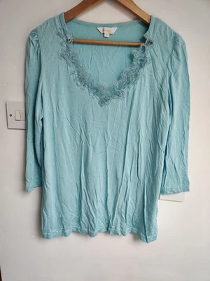 Changes by Together Turquoise Long Sleeved Top Size 18 BNWOT - Image 1 of 4