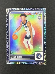 2023-24 Panini Haunted Hoops #189 Jaylen Clark RC Holo Webs Sp Timberwolves - Imagen 1 de 2
