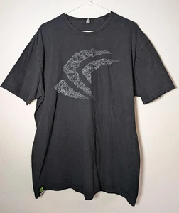 Mens 2XL NVIDIA Corporation Black Rare HTF Next Level Promotional T-Shirt - Picture 1 of 8
