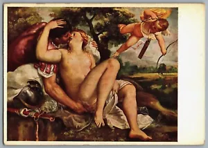 Continental Postcard~ Venus & Mars~ Tiziano Vecelli - Picture 1 of 2