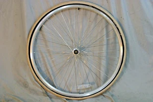 ETRO 60050-at5 Front 700c Bike Wheel Silver OLW100 25mm 36S QR AV USA Shipper!!! - Picture 1 of 7