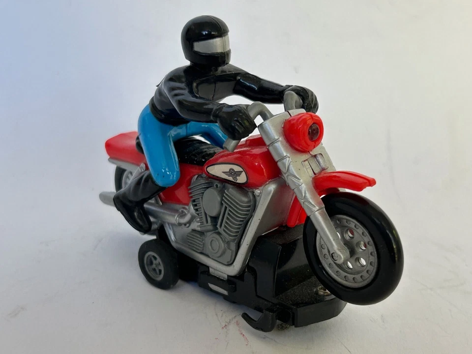 Harley Davidson Motocicleta (Rojo) Escala 1/32 Slot Car Nuevo en Caja Foto 1 de 4