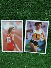 Athlete Mary Decker And Zola Budd 1986 Question Of Sport Picture Cards   Mint Cond