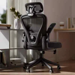 Ergonomic Office Chair High Back Computer Chair with Adjustable Lumbar Support - Picture 1 of 8