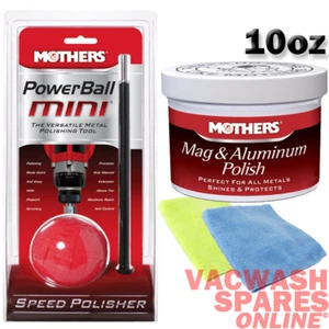 MADRES POWERBALL MINI HERRAMIENTA DE PULIDO DE METAL +MAG & ALUMINUM POLISH 10oz - RUEDAS - Imagen 1 de 7