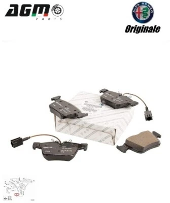 Série Plaquette de Frein Arrière Original Alfa Giulia Stelvio 2,0 2,2 77368716 - Photo 1/4